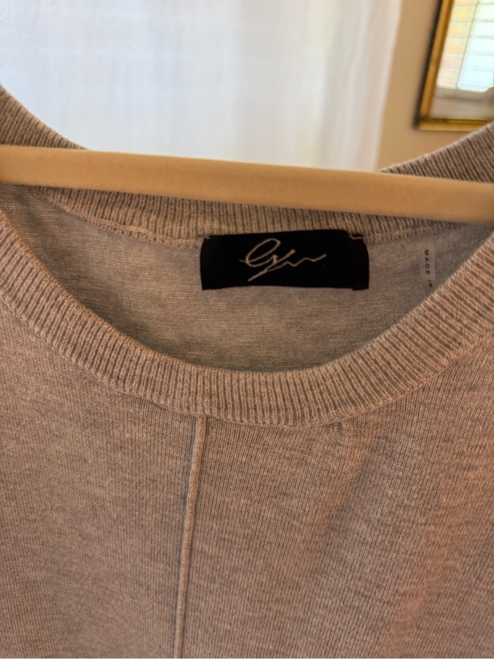 Everyday Scoop Neck Lightweight Sweater Top in gray - Picture 2 of 6